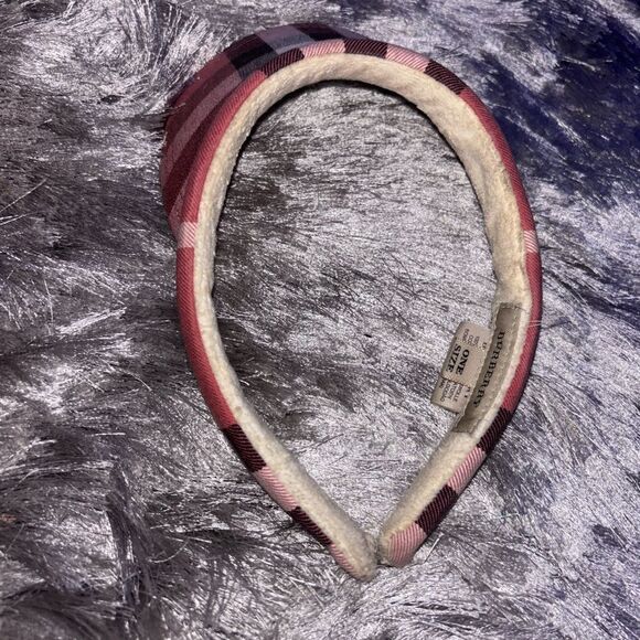 Burberry Vintage Pink Visor Cap Hat Logo Nova Check logo hat accessory head wear - Picture 7 of 8